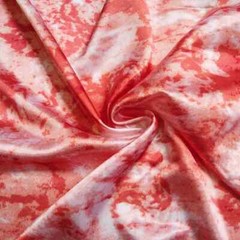58” Wide By Yard Tie Dyed Satin Scarf Kimono Material Fabric Charmeuse Satin