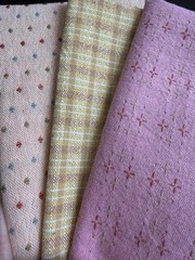 10 pcs Yarn-Dyed Cotton Fabric Bundle 7×9” Patchwork Quilting