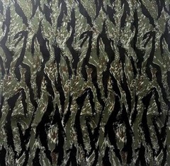 TC Polyester Cotton Tiger Stripe Camo Fabric Wear-resistant Cloth f DIY Uniform