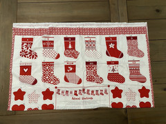 Merry Merry By Kate Spain For Moda OOP Advent Calendar Stocking Panel Christmas
