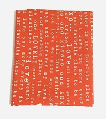 Fat Quarter Riley Blake “Sending Love” Text Red Valentine’s Day Quilt Cotton