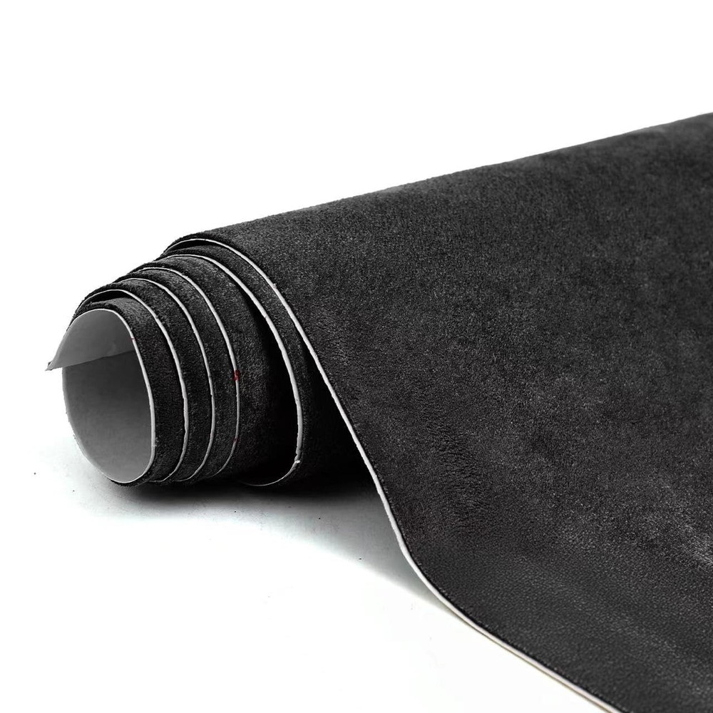 Premium Black Suede Fabric Wrap – 17×70 inch Suede Wrap for Car Interior – Self-