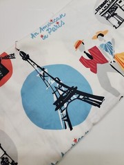 American In Paris Fabric Andover France Cotton Sew Quilt Eiffel Tower OOP YARD