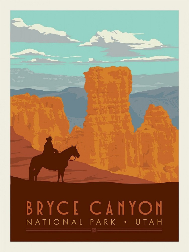Bryce Canyon National Park, Utah 100% Cotton Fabric PANEL ~HooDoo~