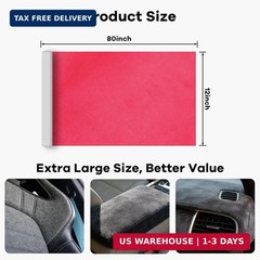 Premium Self-Adhesive Suede Fabric Wrap for Cars, Suede Car Interior Wrap for Da