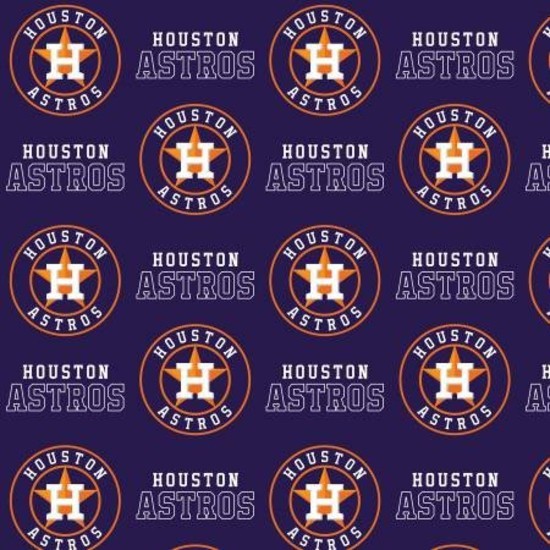 Fabric Traditions MLB Major League Baseball Houston Astros 6682 58″ width
