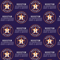 Fabric Traditions MLB Major League Baseball Houston Astros 6682 58″ width
