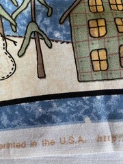 Leslie Beck for VIP Fabrics Panel Christmas 4 Panels 100% Cotton Unique Designs