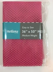 Nifty Notions Bright Pink Mesh 36 x 50 inches Medium Weight