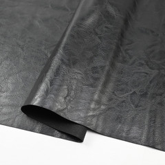 100X140Cm Black Soft Faux Leather Fabric, 1Mm Thick PU Material | Exquisite Arti