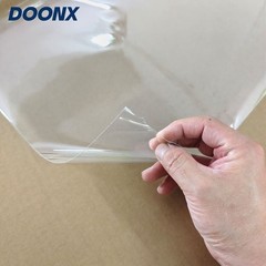 DoonX Clear TPU Film Waterproof Jelly Fabric 450mm Wide 0.5mm Bag Raincoat Diy