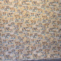 2 yards 9″ Grazing Cows & Calves Cotton Quilting Fabric by Jo-Ann Fabrics