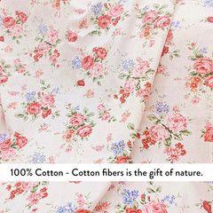 Cotton Fabric by the Yard for Sewing DIY Crafting Fashion Design Printed Floral