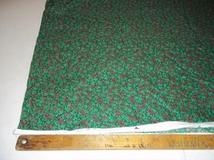 VINTAGE 2 Yards FABRI-QUILT OZARK CHRISTMAS Quilt Fabric For Sale Calico