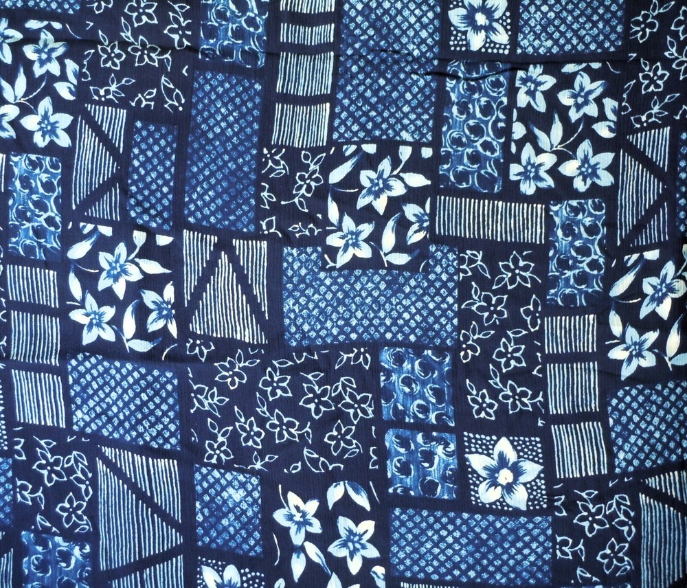 Vintage Fabric Printmaker International Light Cotton Floral Abstract 3.7 Yards