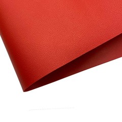 Double Seided Vegan PU Leather 12 x 54 inch Thick Nappa Textute Solid Color L…