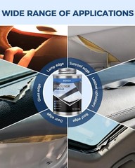 Car Headliner Repair Kit – Adhesive Glue with Roller & Brush for Upholstery, Fab