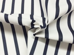 SUNBRELLA 57004 LIDO INDIGO BLUE STRIPE OUTDOOR INDOOR WOVEN FABRIC BY YARD 54″W