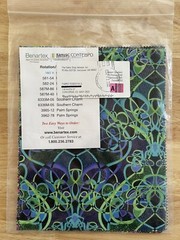 Benartex quilt fabric 8 Swatches Floor Model Sampler Approximately 10”x8”