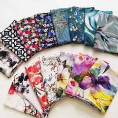 55” Wide By Yard Colorful Paint Material Robe Dress Gown Fabric Viscose Rayon