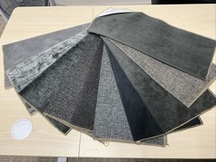 10 Pack Upholstery Samples Grays/Blacks Ea ~17” X 19”