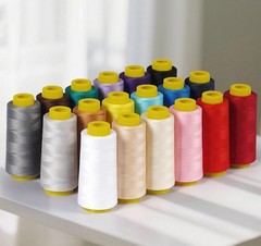 StiVerse 1800 Yards Hot Pink Thread, All Purpose Thread for 40S/2, 001-Pink