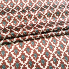 1 yard X 1.48 meter Ethnic Paisley Satin Fabric Soft Charmeuse Scarf Material