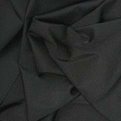 10 YD HEAVY LYCRA ATHLETIC MOISTURE WICKING FABRIC 90/10 BLACK 62″ 4 WAY STRETCH