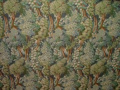 Tapestry Curtain Upholstery Fabric Woodland Forest Tree Cushion 15 Metre Roll