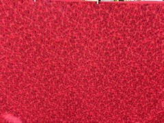 Vintage Wool/Wool Blend Fabric 3 Yards, 60″W Red Print