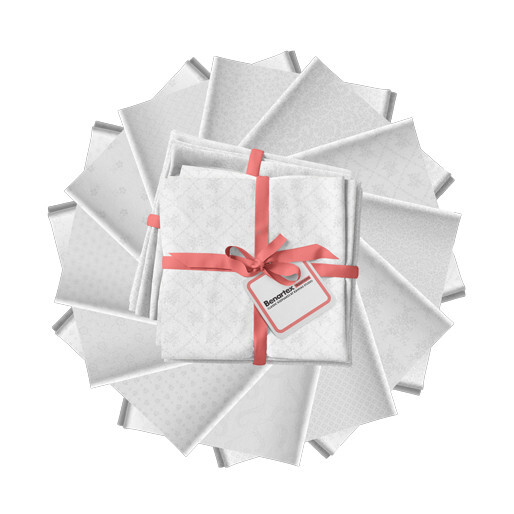 Benartex Classic Keepsakes White FQ Bundle by Kanvas Studio (12) PC 100% cotton
