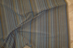 4.7 yds Knoll Fabric Striae Stripe Artisan Blue Upholstery 55″ x 169″ BTP
