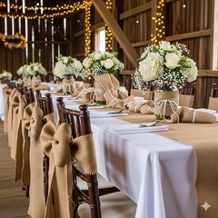 Burlap Fabric Roll | 40-Inch Wide x 150 ft Long | 40″ by 50 Yards | Non- Fray…