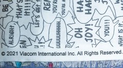 Ren & Stimpy Speech Bubbles Fabric 90’s Cartoon ~ By the 1/2 Yard – CP74612