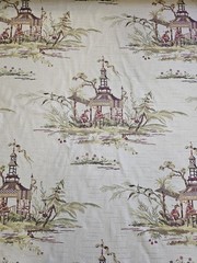 PINDLER & PINDLER ‘Meiling’ Garden Chinoiserie Damask Fabric Upholstery Per Yard