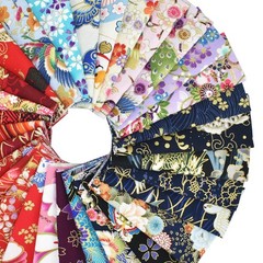 30Pcs 8 x 10 Inch Fat Quarters Cotton Fabric Bundle Squares Patchwork,