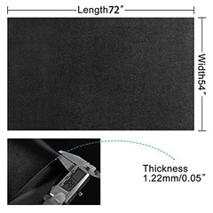Faux Leather Fabric 54×72 Inches 1.2mm Thick PU Vinyl Upholstery by Yard for