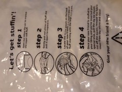 POLYESTER FILLING, Fiber Stuffing, Toy Teddy Mountain Bear Filling x 3 Bags
