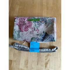 Vintage Floral Tapestry Upholstery Fabric 3.5 Yards 56″ Wide with Cord Trim Lot