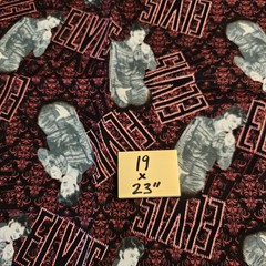 Elvis Burgundy Cotton Fabric Bundle Size Solid Swirls Stripe Print Quilting Sew