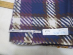 3 yds 26″ x 42″ Vintage 1971 Klopman Burlington Polyester Purple Plaid fabric