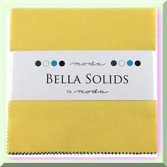 Yellow 42 Precut 5-Inch Cotton Fabric Squares