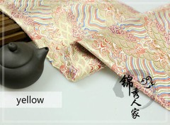 Chinese Japanese Wave Brocade Satin Silky Fabric Dress Clothes Cheongsam DIY