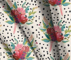 Bloomsbury West End Gathers 54720 100% Cotton Fabric half yd cont cuts
