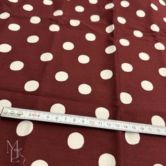 Sevenberry Polka Dot Cotton Fabric 2 Colors Made in Japan 110×100cm