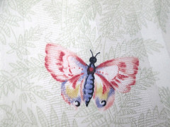 Mill Creek Fabric 3 Yards Floral Botanical Bees Butterflies Garden Print 108×55
