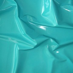 SHINY NON TOXIC VINYL CORSET PLEATHER GOTH FETISH CLOTH CAT SUITS TURQUOISE 54″W