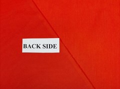ORANGE 8oz TWILL APPAREL ULTRASOFT FLAME RESISTANT FR FABRIC BY THE YARD 61″W
