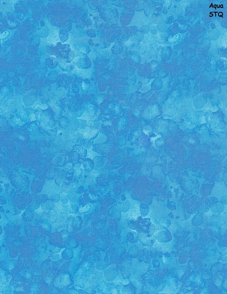 Solid-ish Tone on Tone cotton fabric BTY Timeless Treasures AQUA blue Tonal
