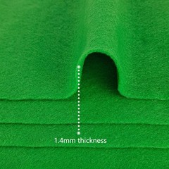 20 PCS Color Soft Felt Sheets 1.4mm Thick 8×12 Inch Handicraft Fabric Green